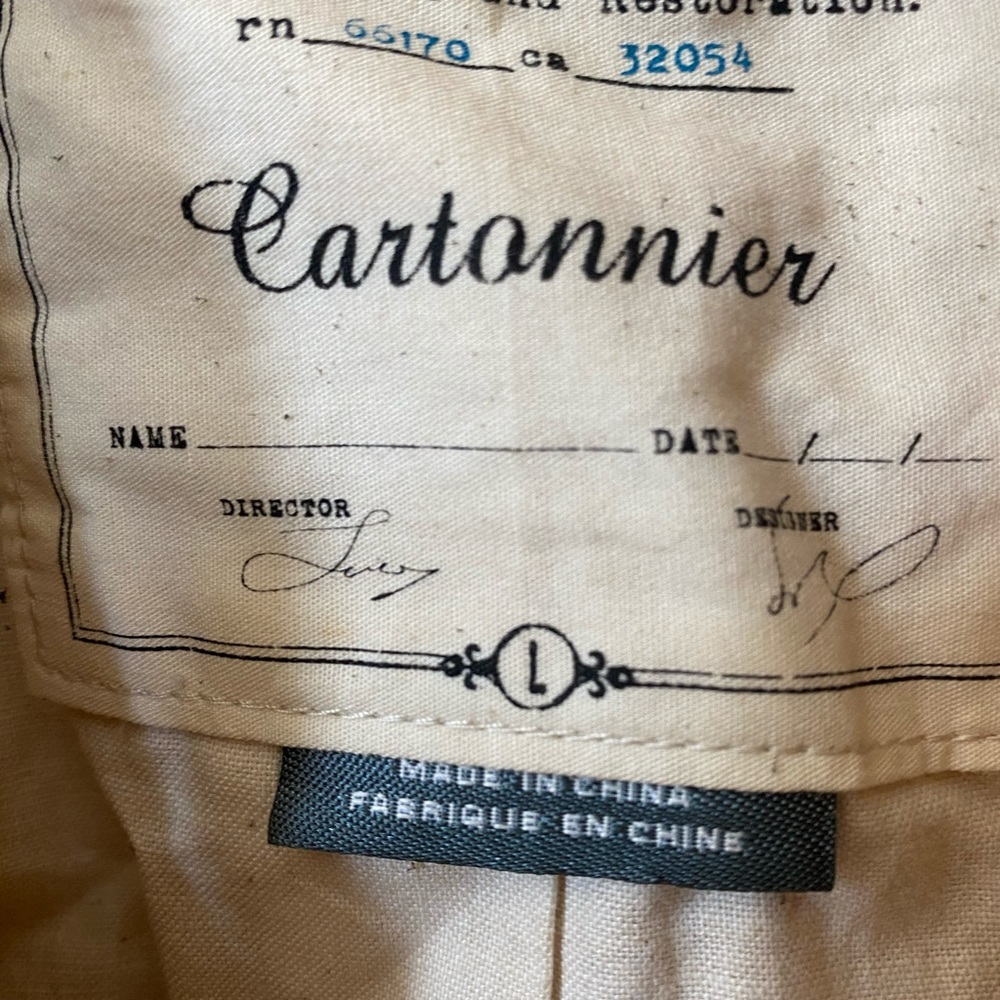 ANTHROPOLOGIE cropped pea coat